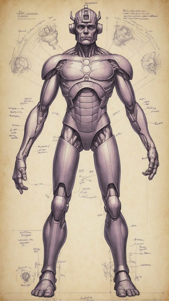 Default_create_scifi_davinci_Medical_research_drawing_of_a_gal_1(1)