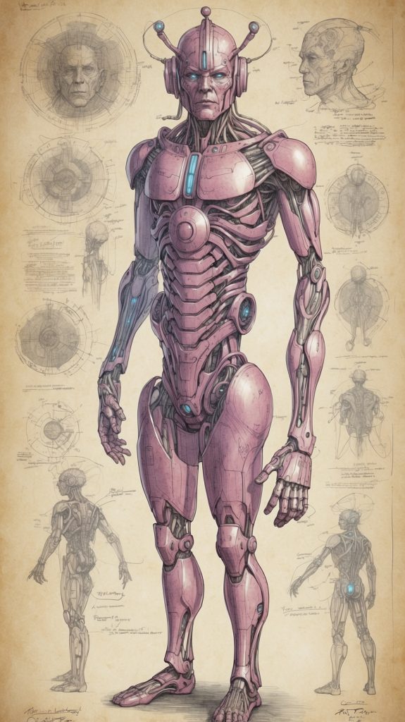 Default_create_scifi_davinci_Medical_research_drawing_of_a_gal_2(1)